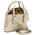 Croque - Croc print leather handbag